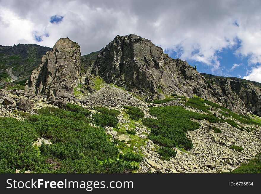 High Tatras in Summer. Country - Slovakia.