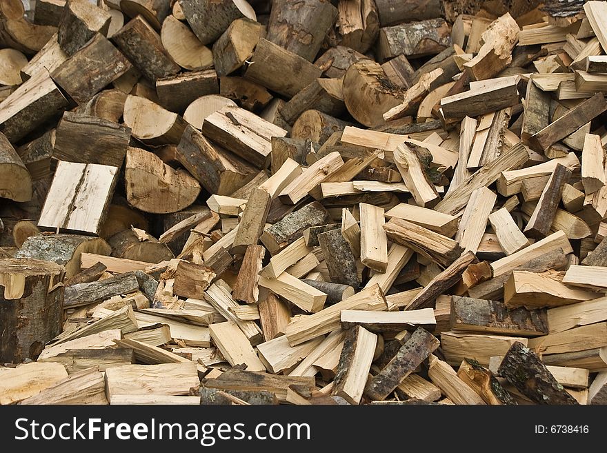 Firewood stack