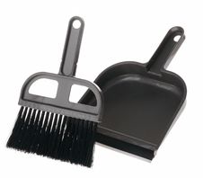 Brush And Dustpan Stock Photography Brush And Dustpan Stock Photography
