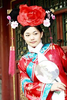 Retro Beauty In China. Stock Photos Retro Beauty In China. Stock Photos