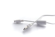 USB And Mini USB Royalty Free Stock Image USB And Mini USB Royalty Free Stock Image
