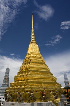 Golden Chedi 2 Stock Photo