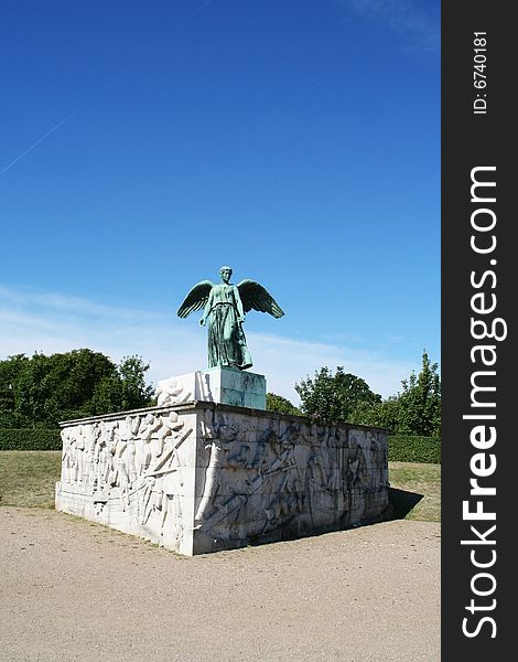 Statue close to the harbour in Copenhagen. Statue close to the harbour in Copenhagen