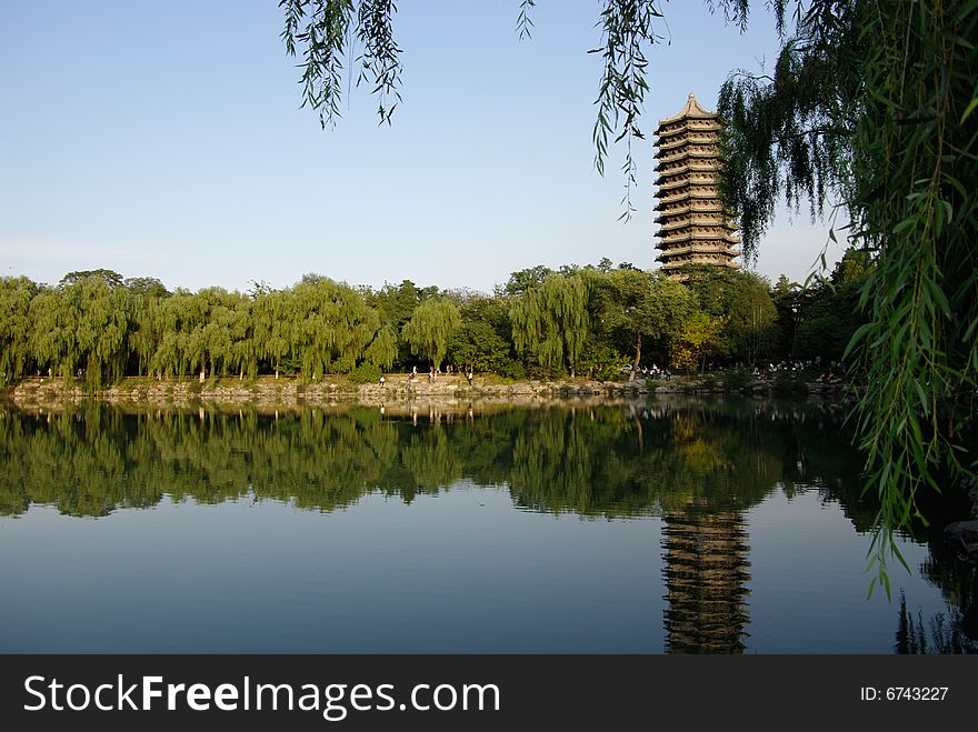 WeiMing Lake Peking university China