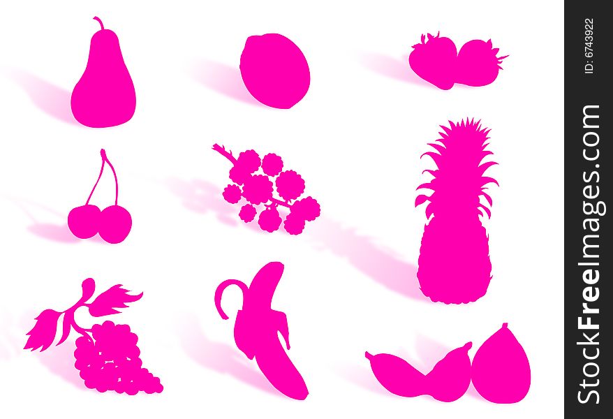 Fruit Silhouette