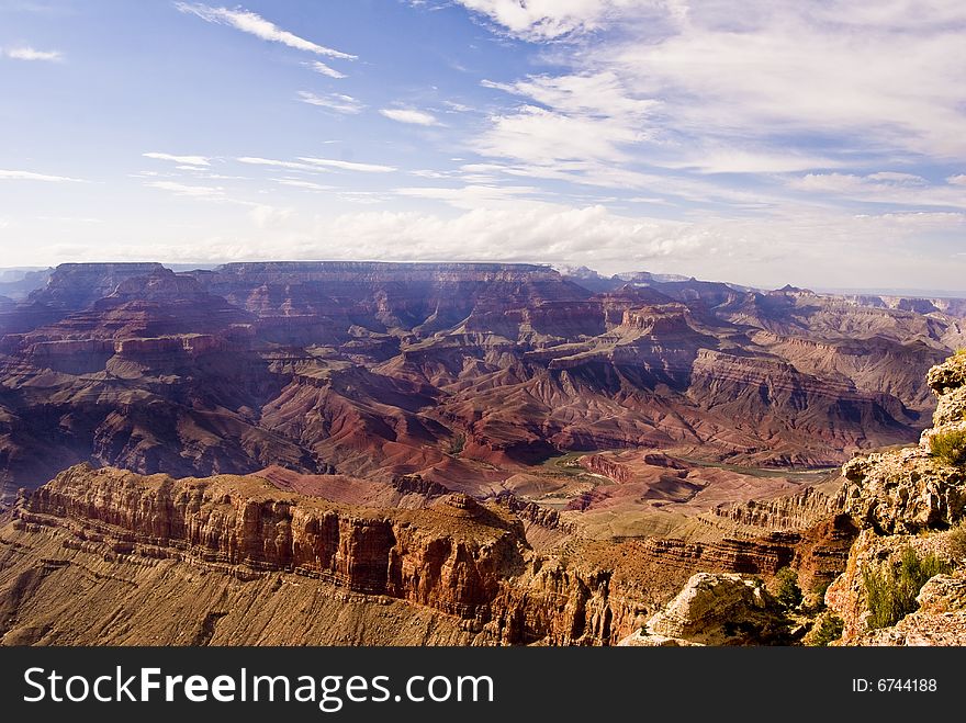 Landscape of the Grand Canyon. Arizona. USA.