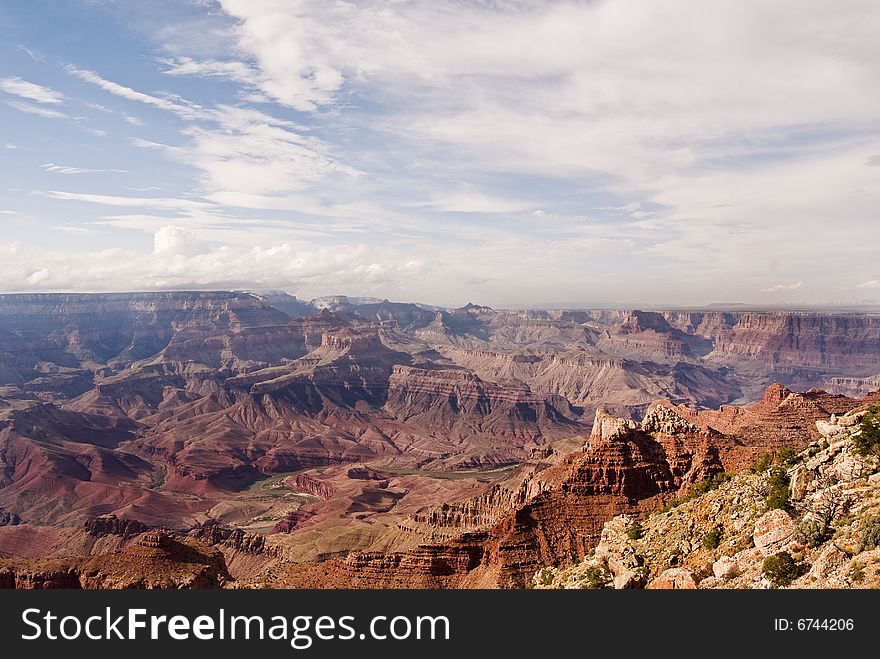 Landscape of the Grand Canyon. Arizona.