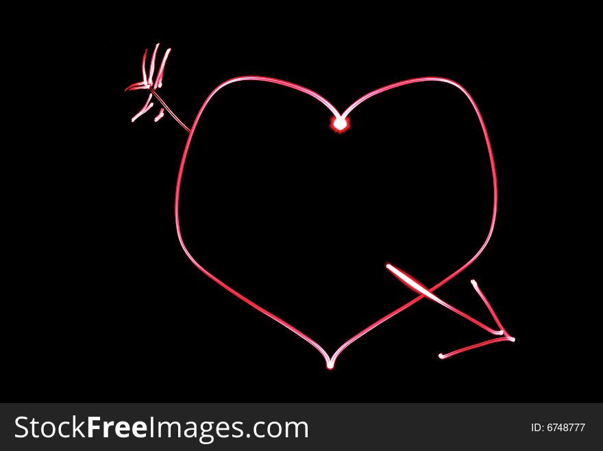 Heart with arrow