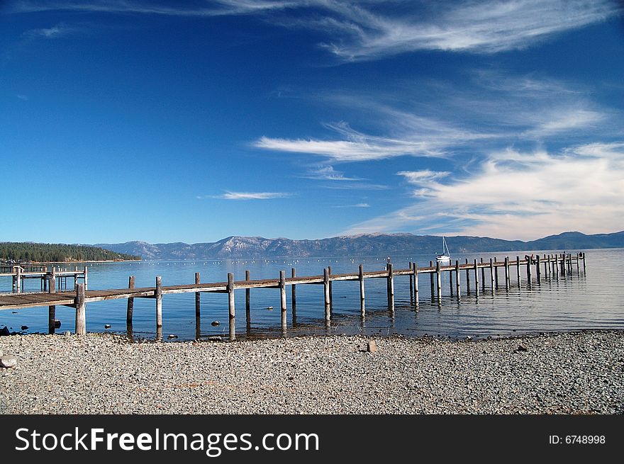 Pier at Lake Tahoe