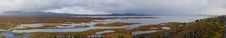 Panoramic View To A Lake Stock Image Panoramic View To A Lake Stock Image