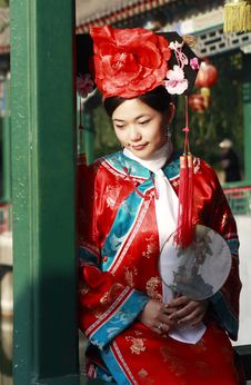 Classical Beauty In China. Royalty Free Stock Image Classical Beauty In China. Royalty Free Stock Image
