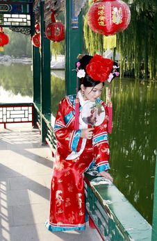 Chinese Girl In Ancient Dress Stock Photography Chinese Girl In Ancient Dress Stock Photography