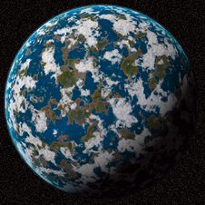 Blue Planet Royalty Free Stock Image Blue Planet Royalty Free Stock Image