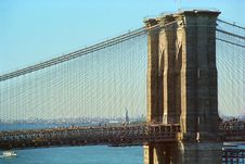Brooklyn Bridge New York USA Royalty Free Stock Image