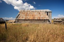 Rustic Barn Scene Stock Images