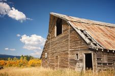 Rustic Barn Scene Royalty Free Stock Photo