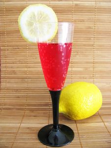 Red Aperitif Royalty Free Stock Photography Red Aperitif Royalty Free Stock Photography
