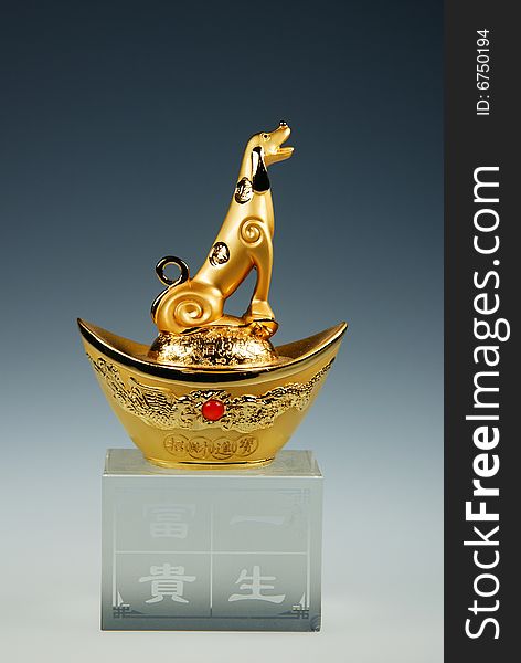 Chinese fine shape as a symbol of wealth Crafts