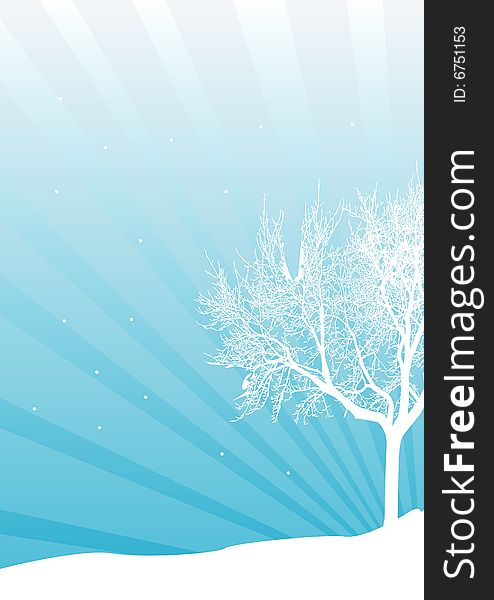 Winter background vector illustration wallpaper. Winter background vector illustration wallpaper