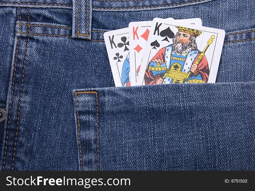 Cards in pocket