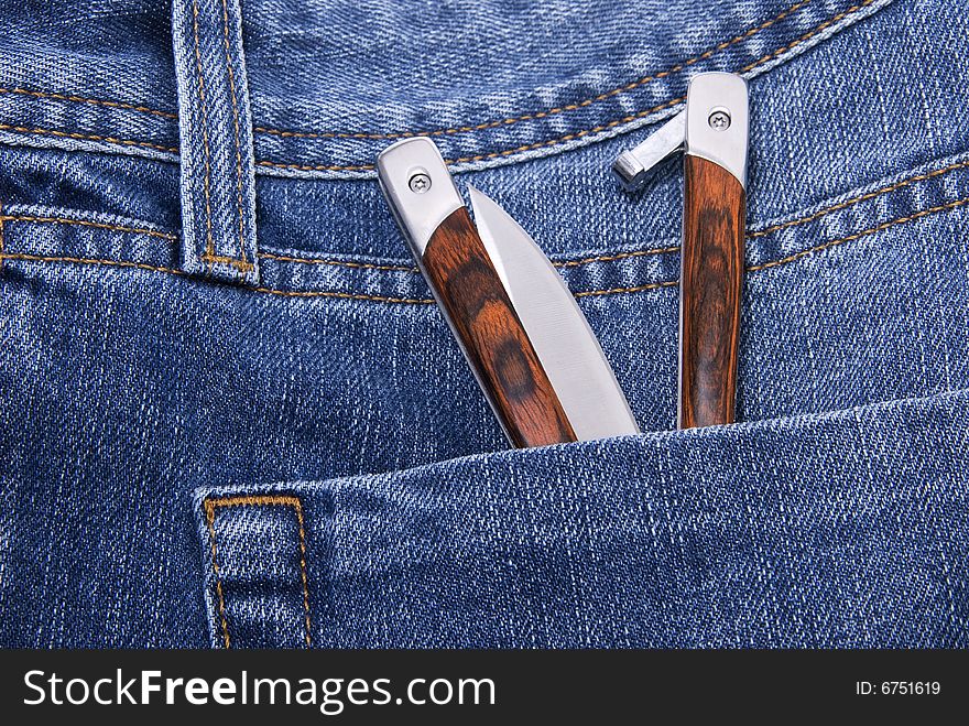 Knife in pocket