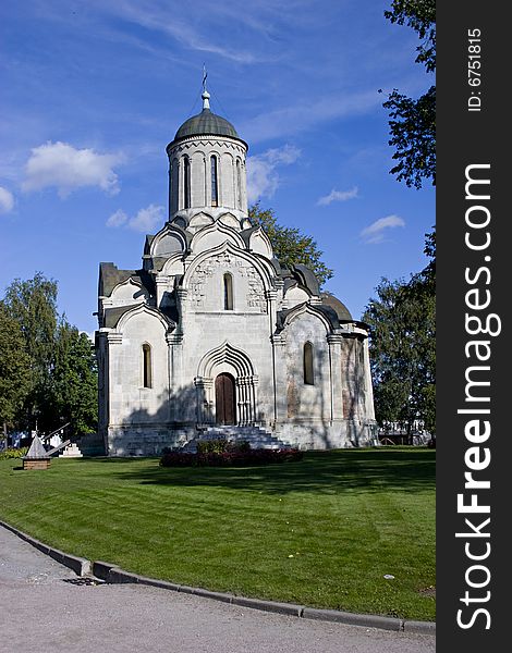 Spassky cathedral in Spaso-Andronikov monastery. 15 centuries. Moscow. Russia. Spassky cathedral in Spaso-Andronikov monastery. 15 centuries. Moscow. Russia.