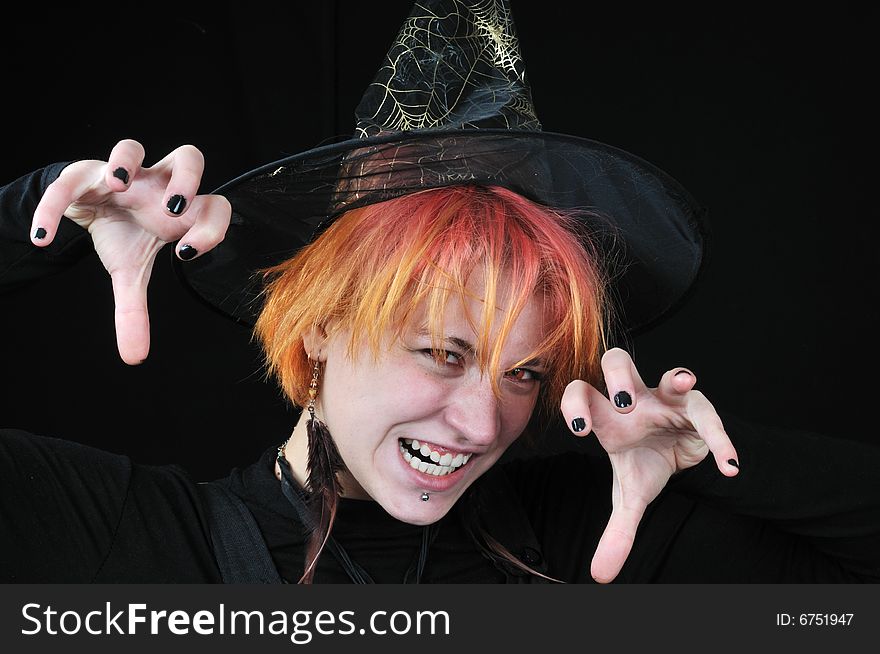 Red-hair Witch Scare You