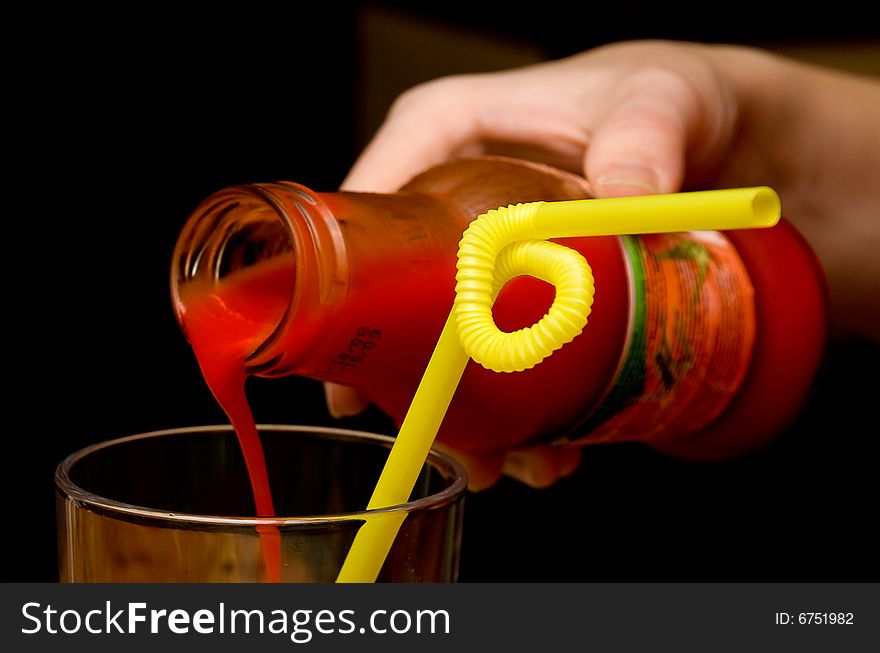 Tomato juice, vegetable drink, refreshment