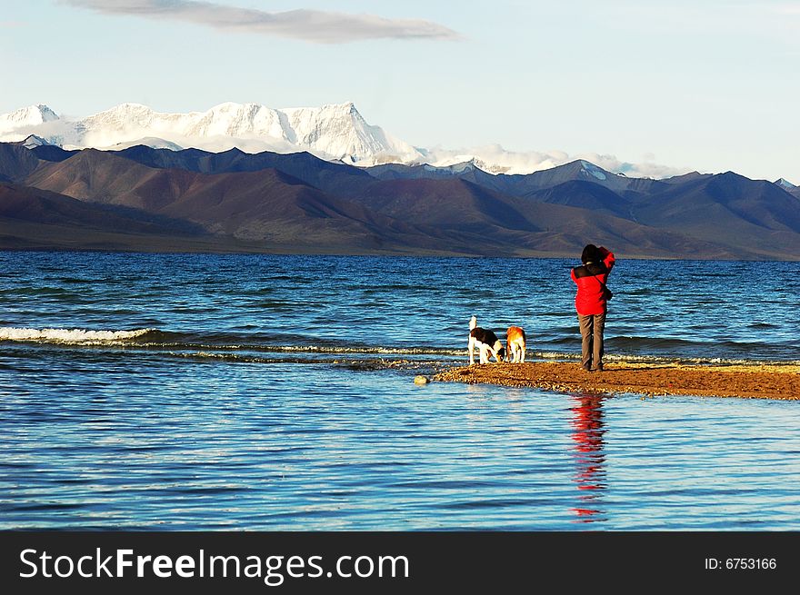 Namtso Lake In Tibet
