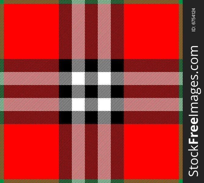 A plaid background pattern in Christmas colors. A plaid background pattern in Christmas colors