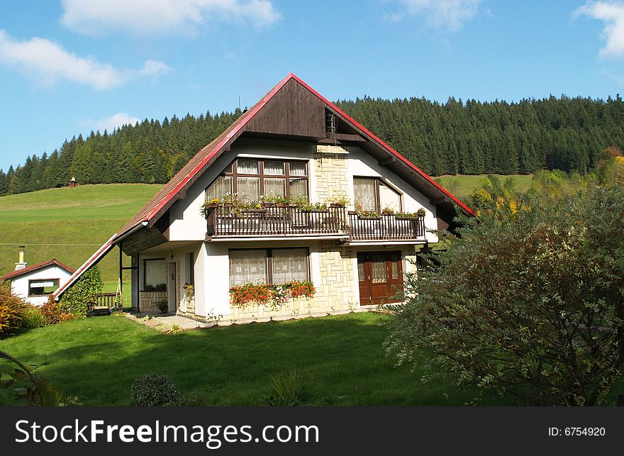 Family house in Czech country