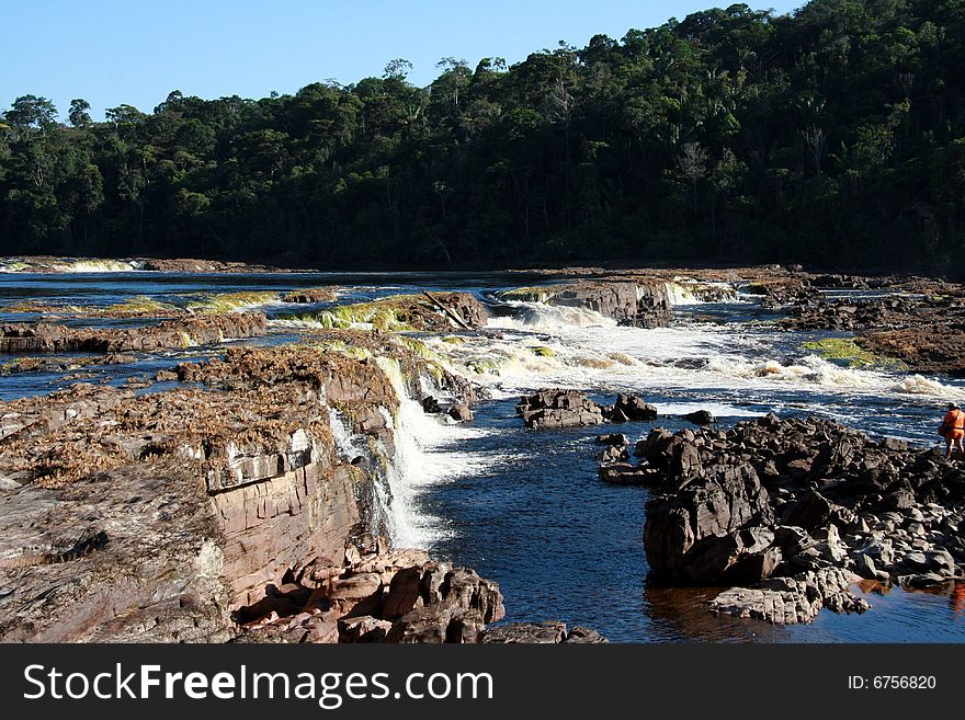 A beautiful place in canaima. A beautiful place in canaima