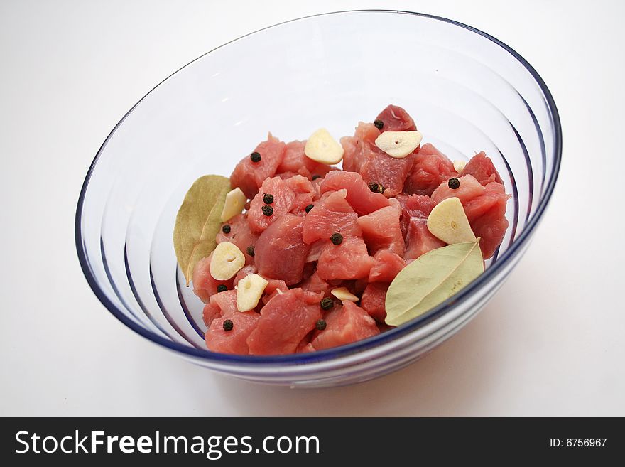 Fresh asian foood with noodles and meat. Fresh asian foood with noodles and meat