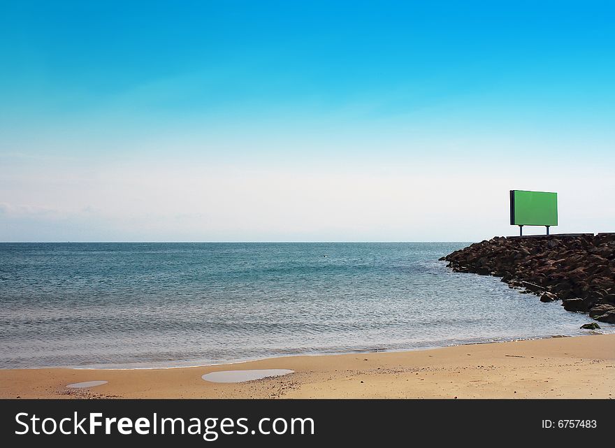 This is You personal billboard on the sea. This is You personal billboard on the sea