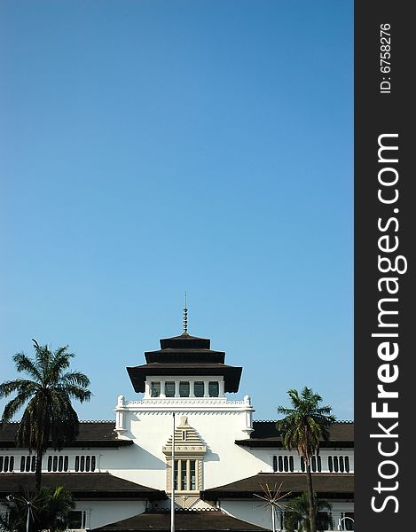 Gedung Sate is government office located in Bandung city