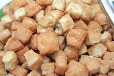 Fried Tofu Royalty Free Stock Photo Fried Tofu Royalty Free Stock Photo