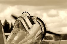 Vintage Fighter Training Aircraft Royalty Free Stock Image Vintage Fighter Training Aircraft Royalty Free Stock Image