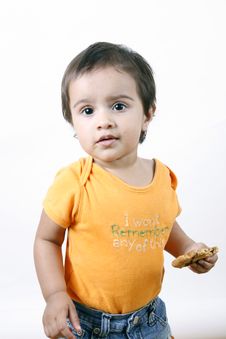 Small Girl Eating Cookies Royalty Free Stock Photos Small Girl Eating Cookies Royalty Free Stock Photos