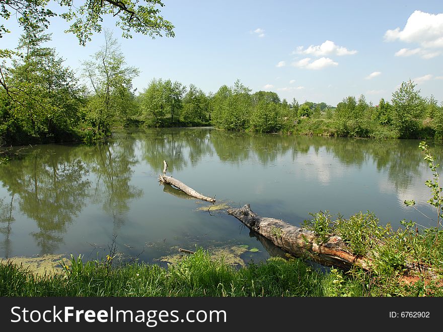 Beautiful scenery, charming polish countryside