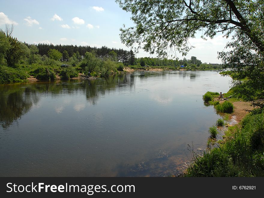 Beautiful scenery, charming polish countryside