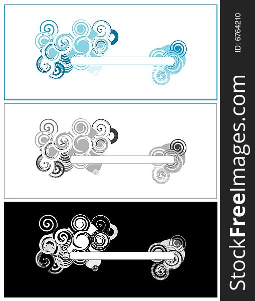 Modern floral design in techno style. Vector. Modern floral design in techno style. Vector
