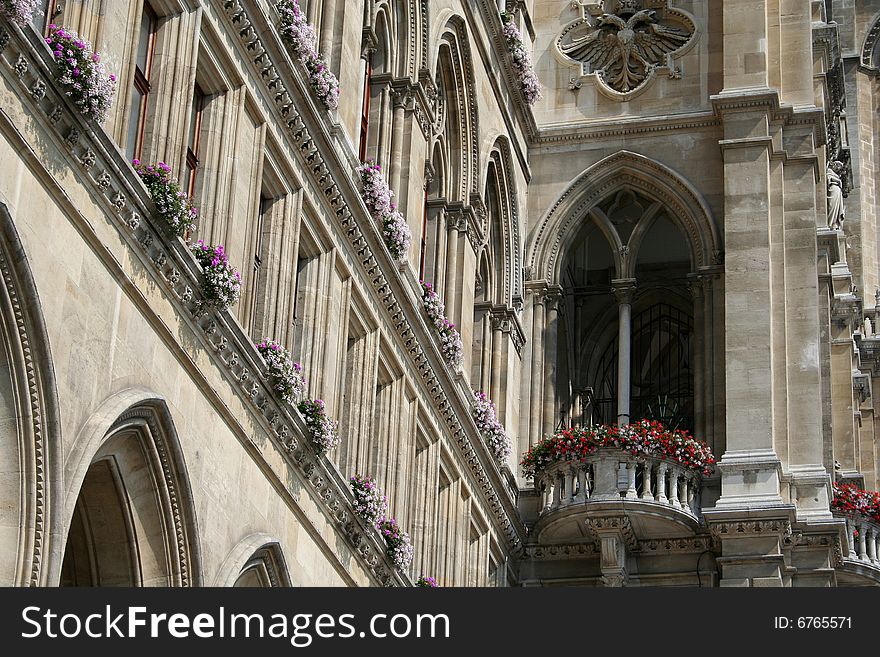 Vienna town hall in Austria