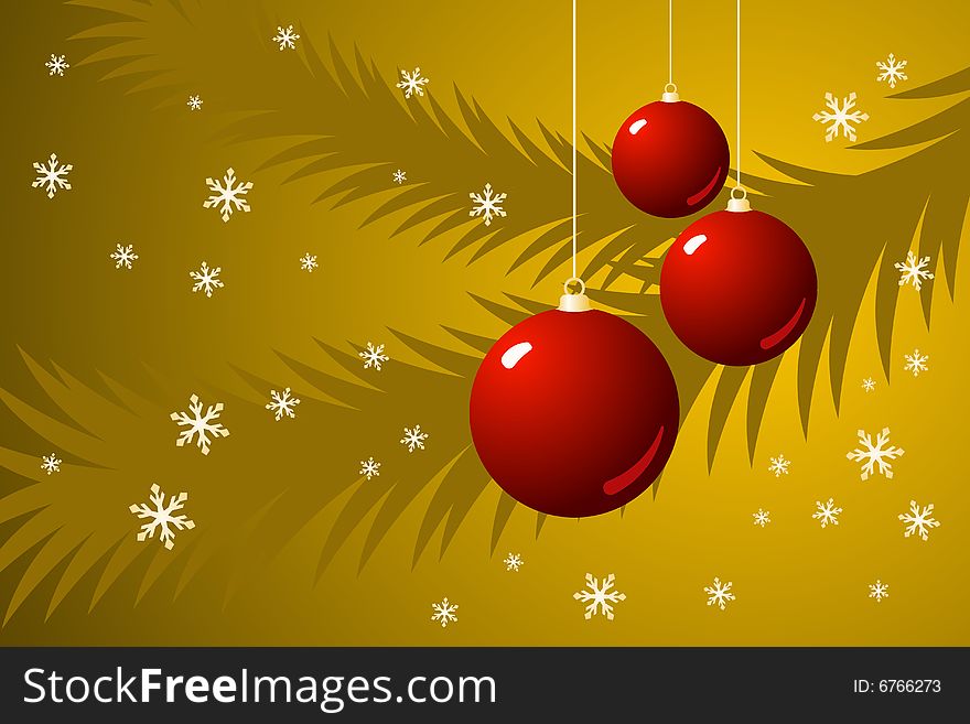 Vector illustration of Christmas Decoration