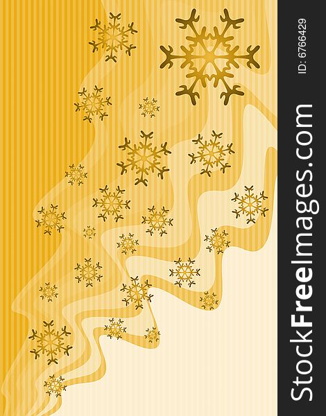 Vector illustration of Snowflake Decoration