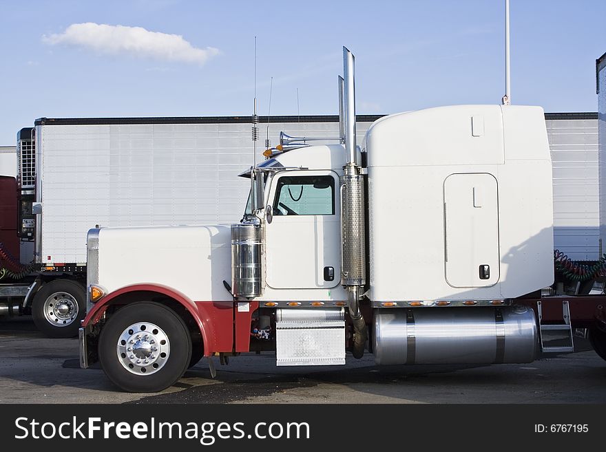 Parked Semi-truck - Chicago, Illinois.