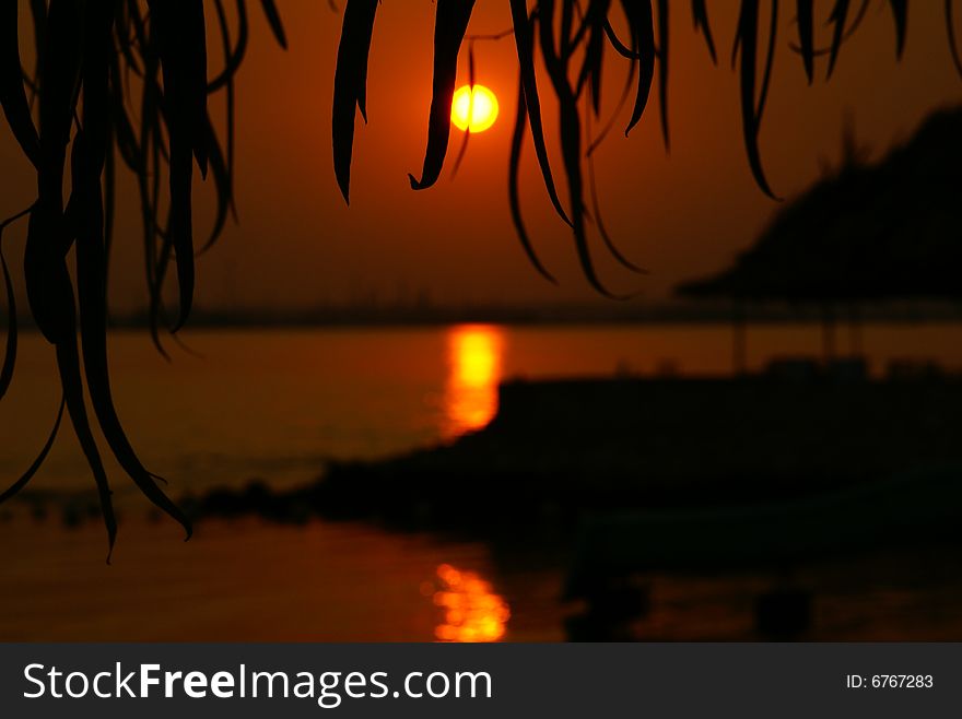 Sunset In Bahrain - Aldar Island