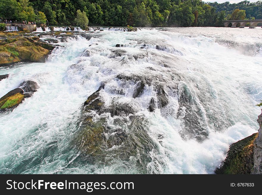 The Rhine Falls In Switzerland