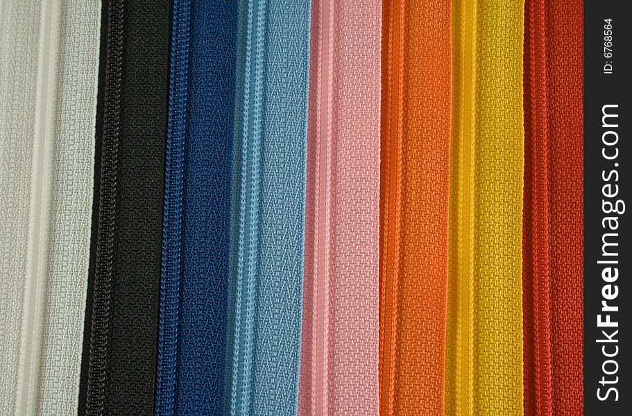 A lot of zipper straps in amny colors. A lot of zipper straps in amny colors