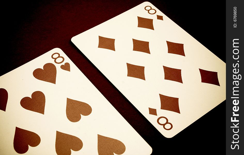 Split eights playing blackjack image. Split eights playing blackjack image