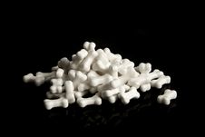 Handful Of Bones Stock Photography